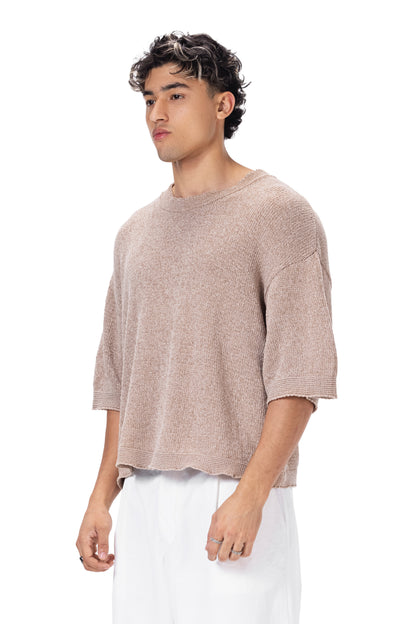 DUET KNITTED T-SHIRT