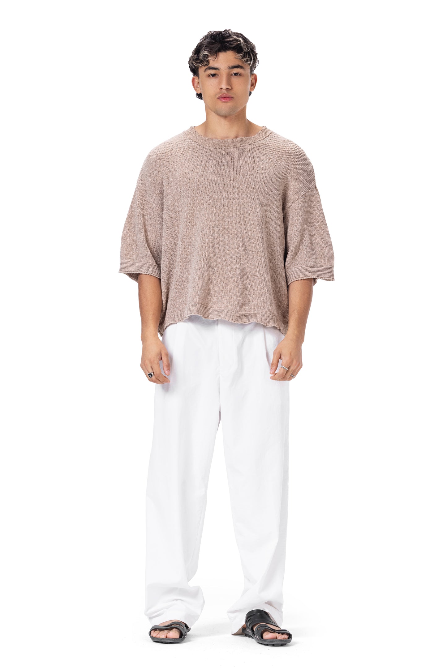 DUET KNITTED T-SHIRT