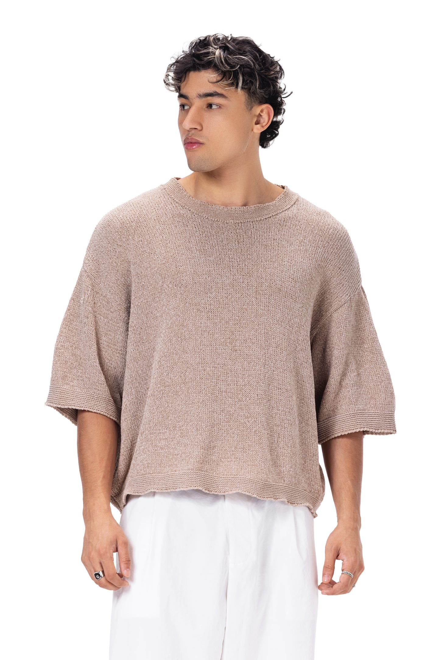 DUET KNITTED T-SHIRT