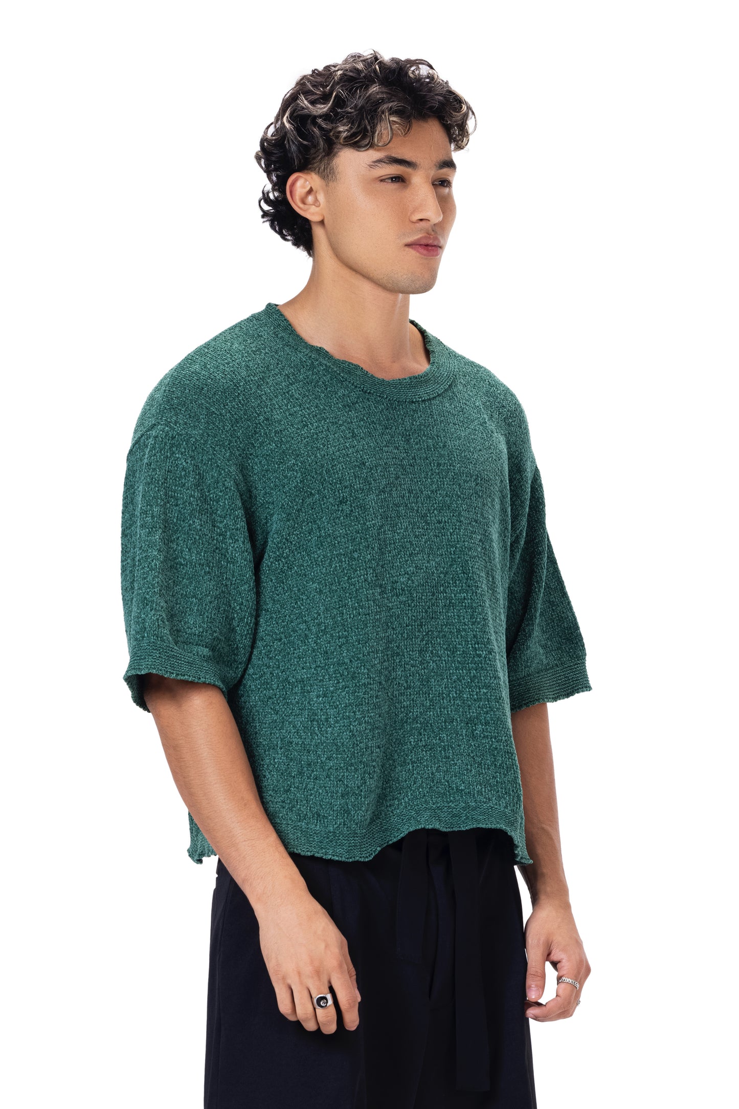 DUET KNITTED T-SHIRT