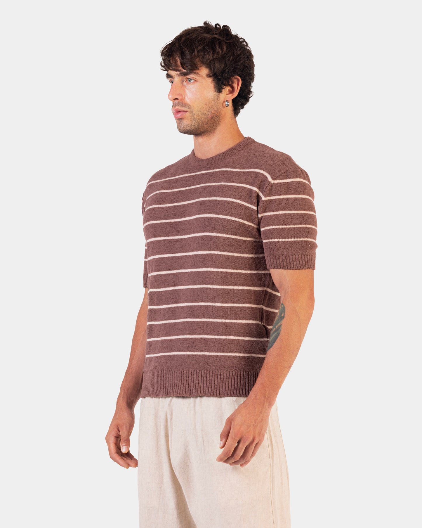 Towel Striped Knitted