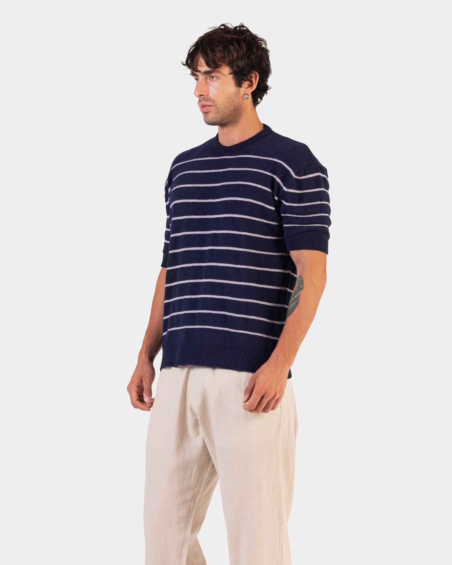 Towel Striped Knitted