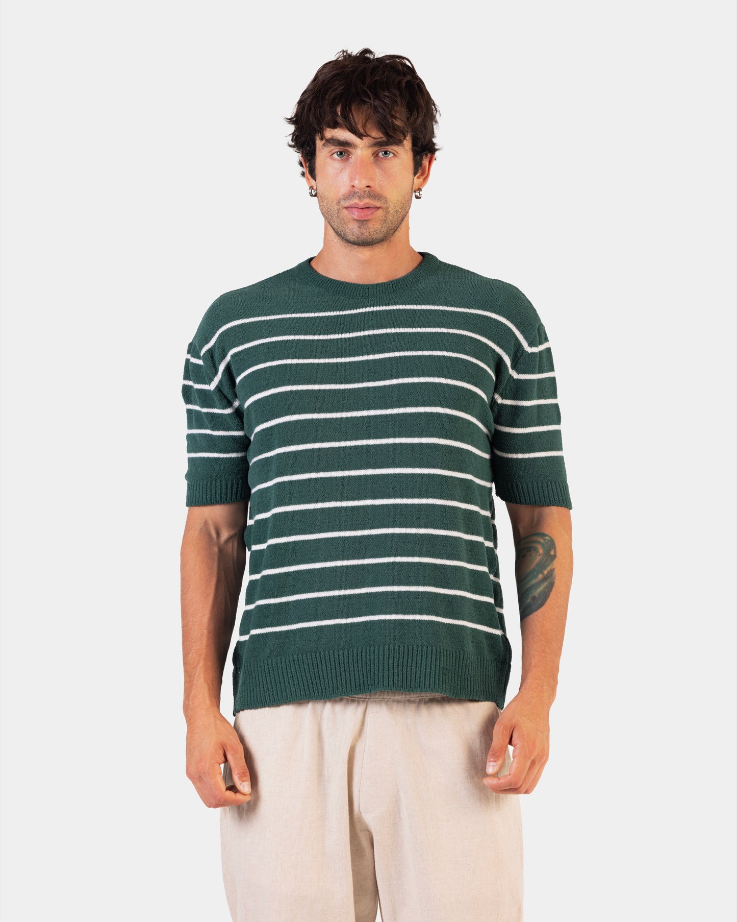 Towel Striped Knitted