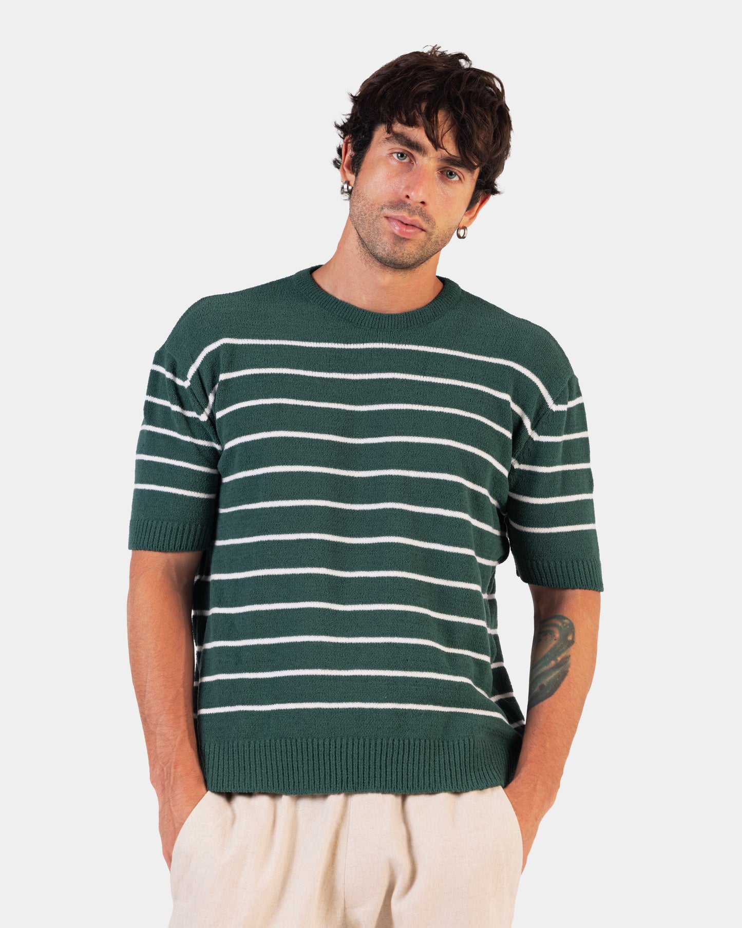 Towel Striped Knitted