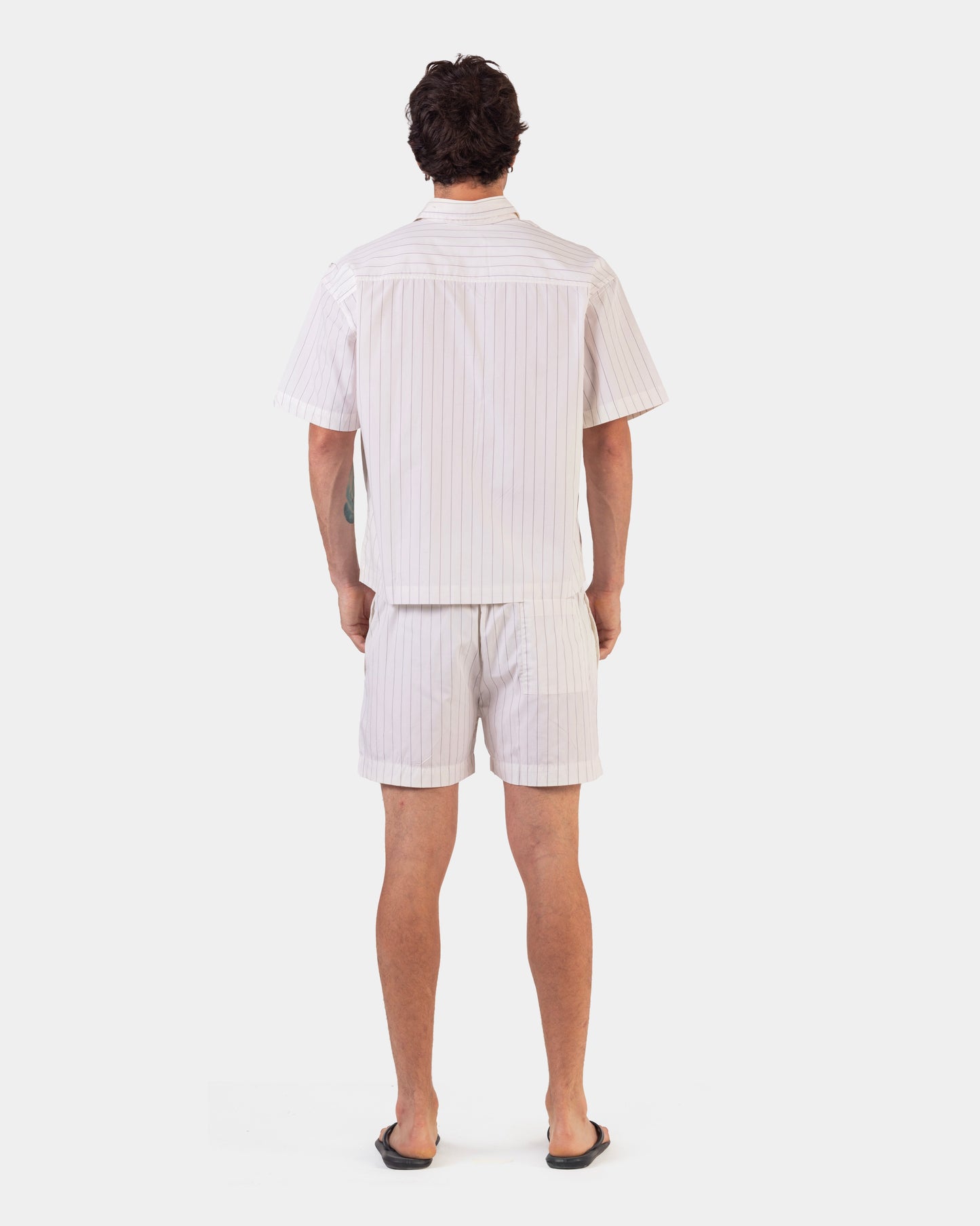 Striped Pajama Suit Short