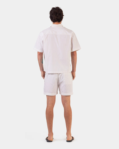 Striped Pajama Suit Short