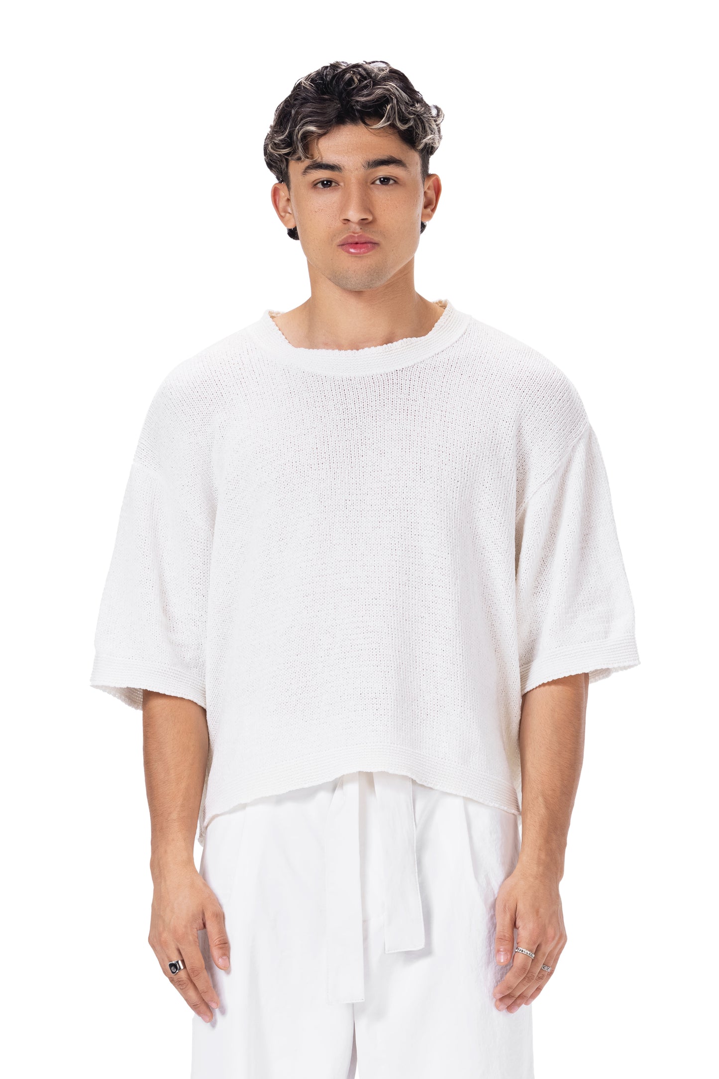 DUET KNITTED T-SHIRT