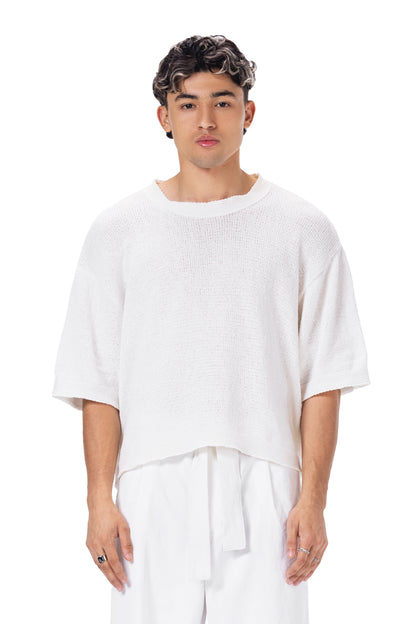 DUET KNITTED T-SHIRT