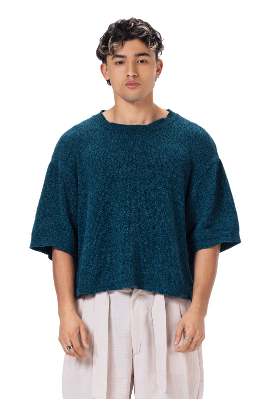 DUET KNITTED T-SHIRT