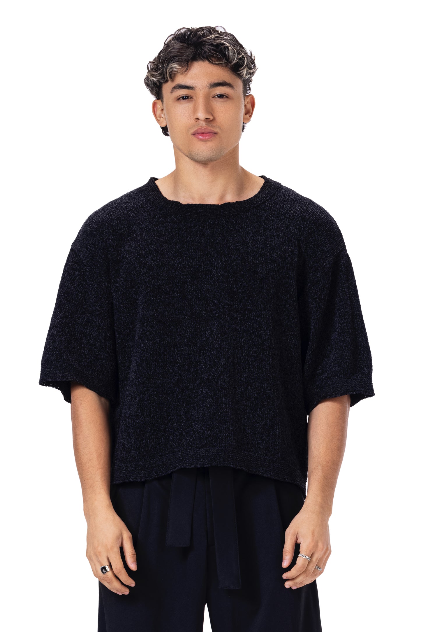 DUET KNITTED T-SHIRT