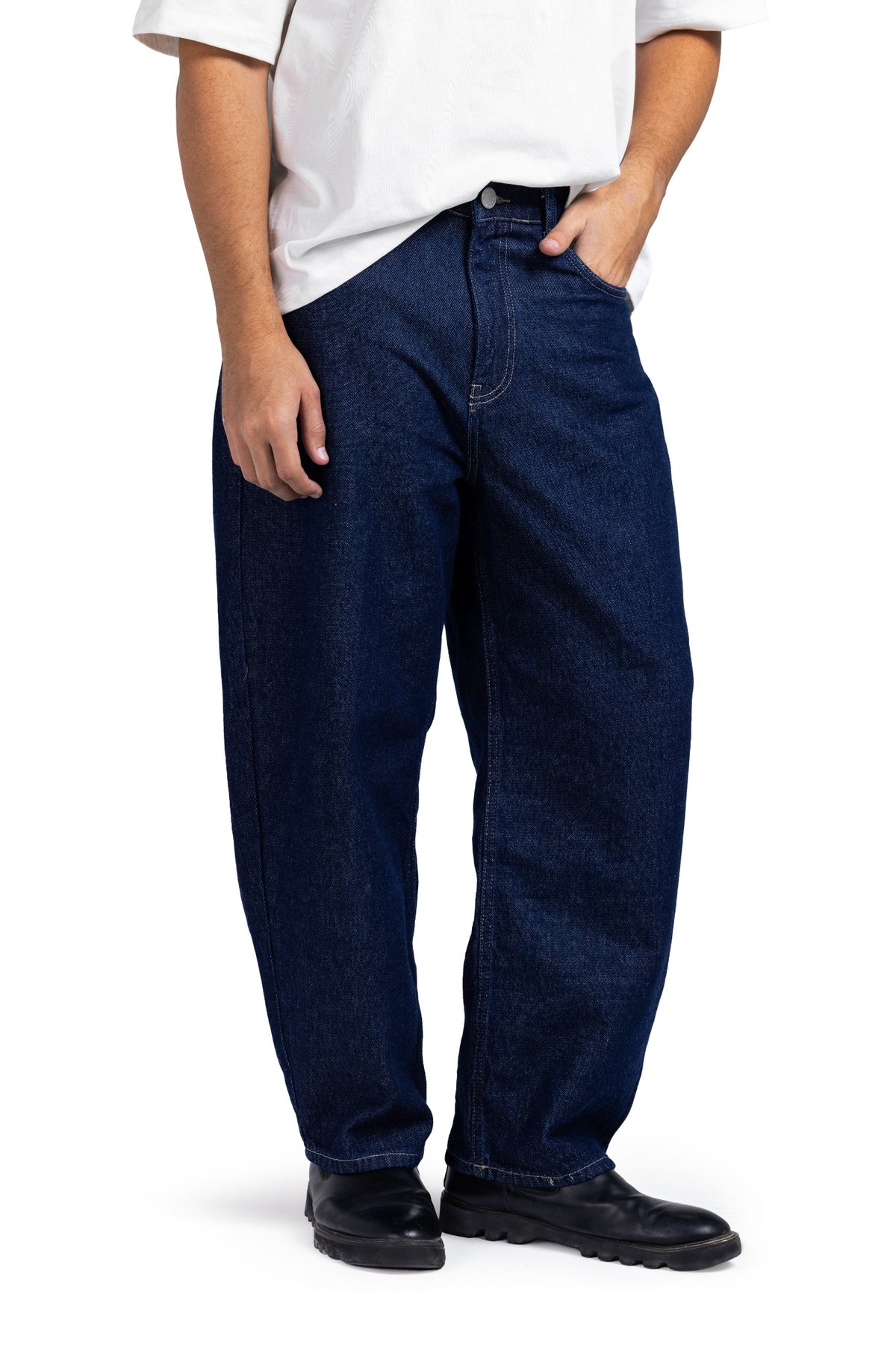 Tapered Baggy Denim (Blue)