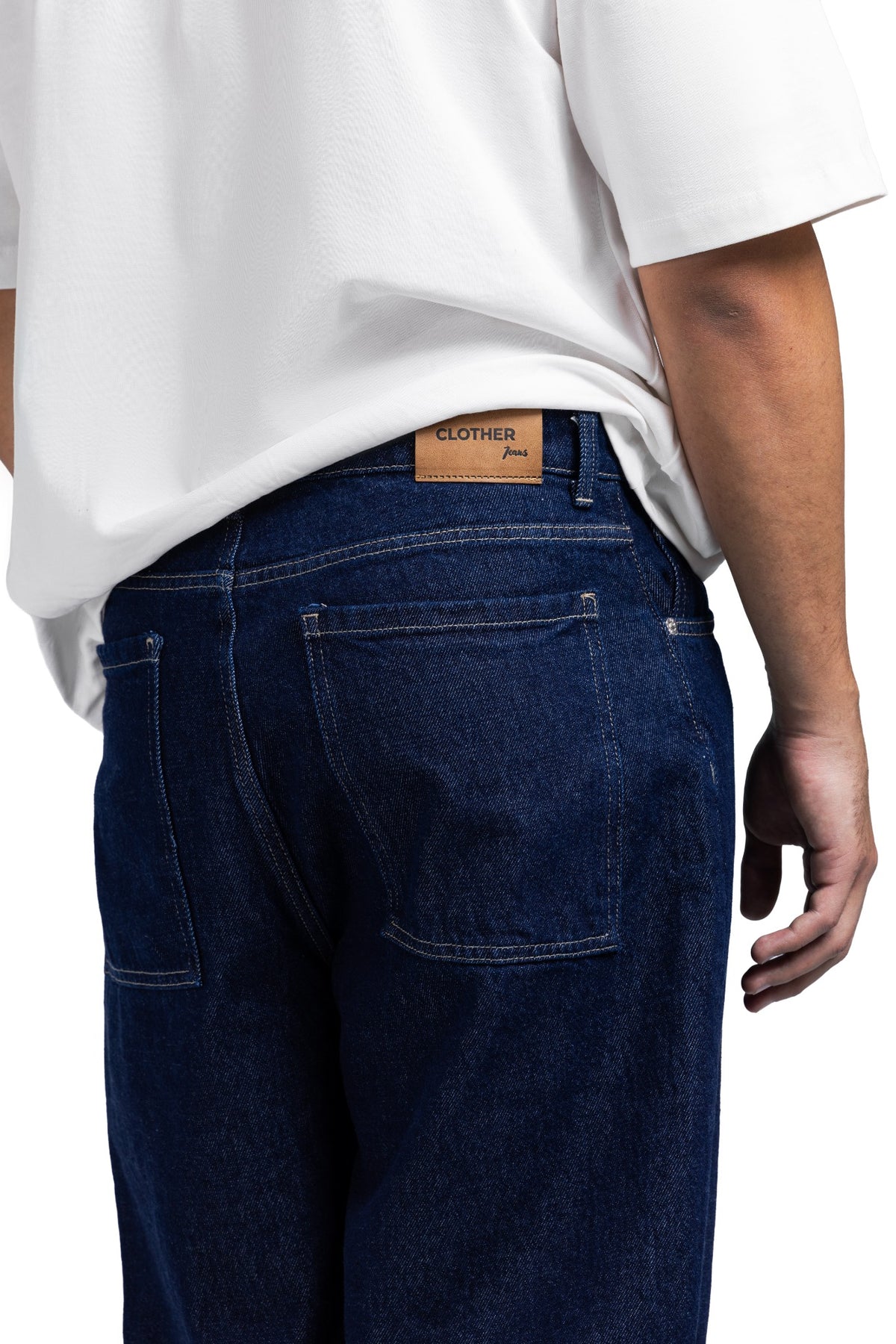 Tapered Baggy Denim (Blue)