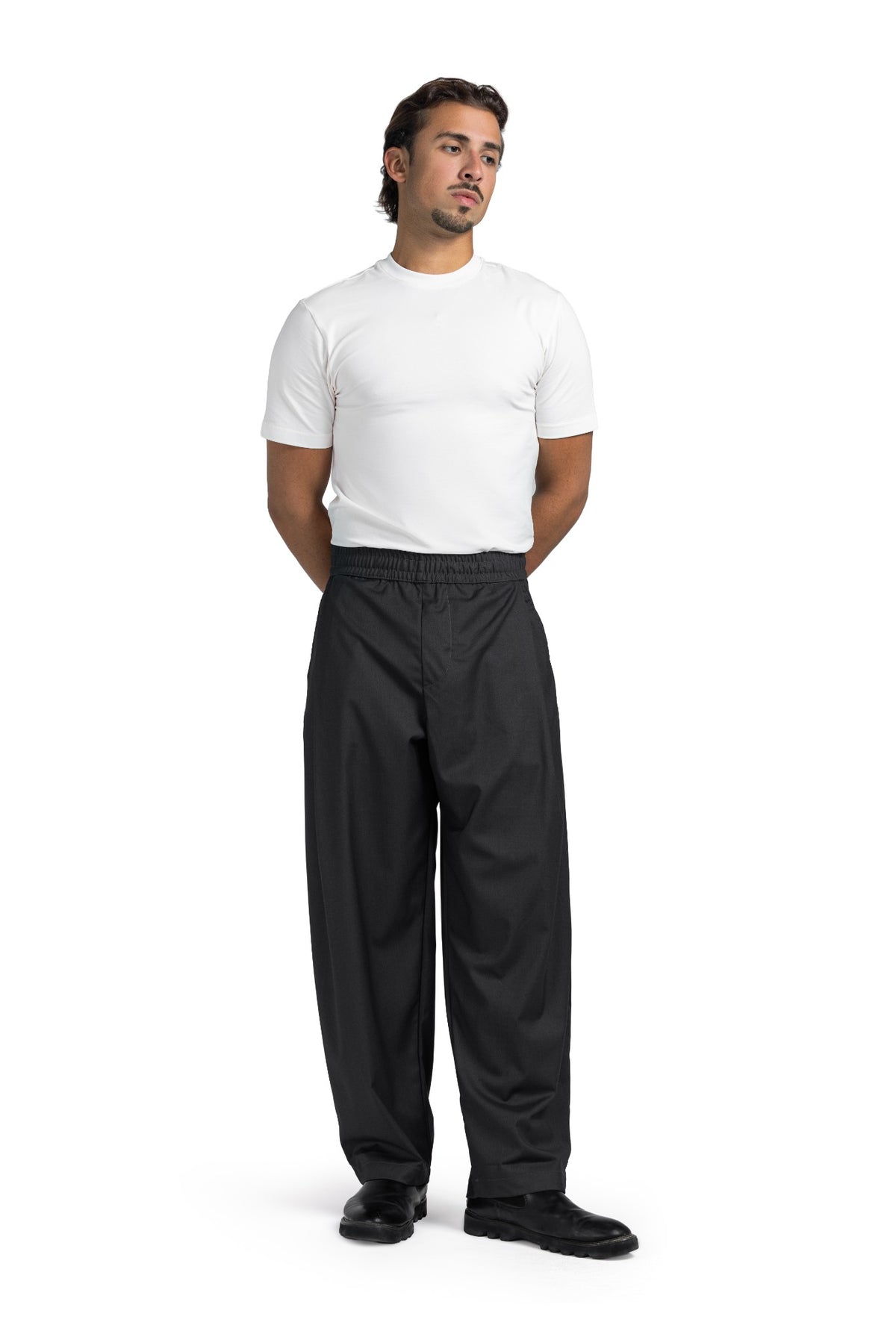 Wrapped Balloon Pants (Dark Olive)