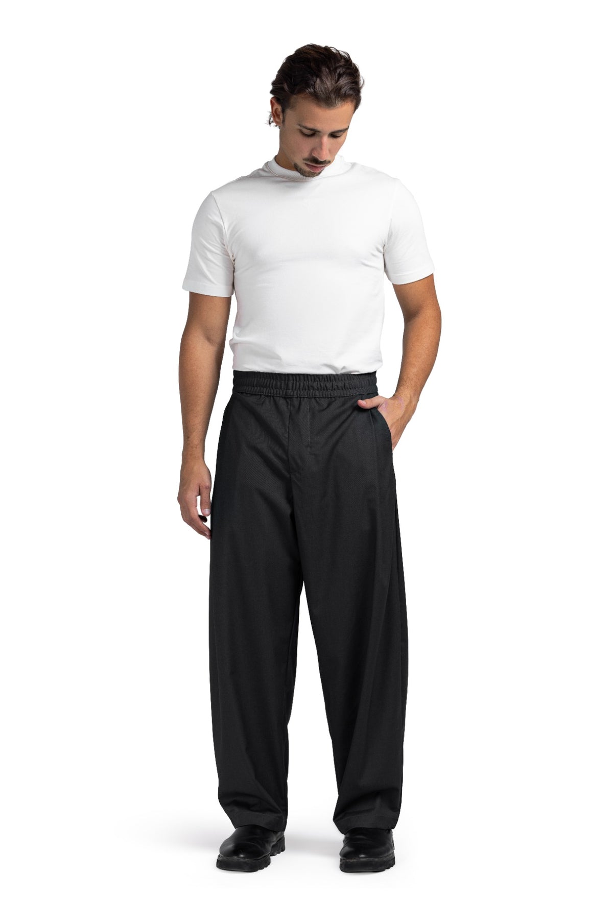 Wrapped Balloon Pants (Dark Olive)