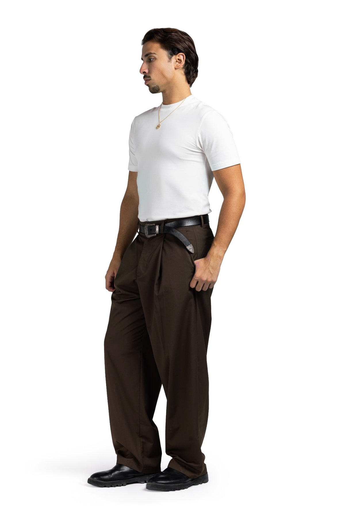 Pleated Tailored (Dark Grey)