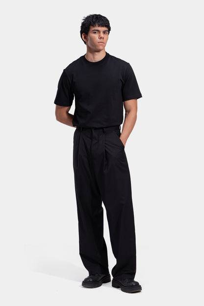 Tapered Waist Pleated Pants
