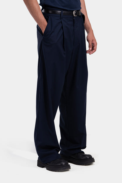 Tapered Waist Pleated Pants