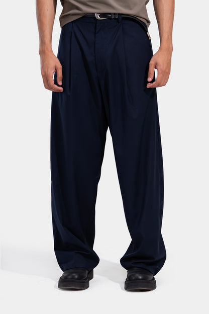 Tapered Waist Pleated Pants