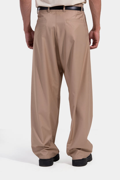 Tapered Waist Pleated Pants