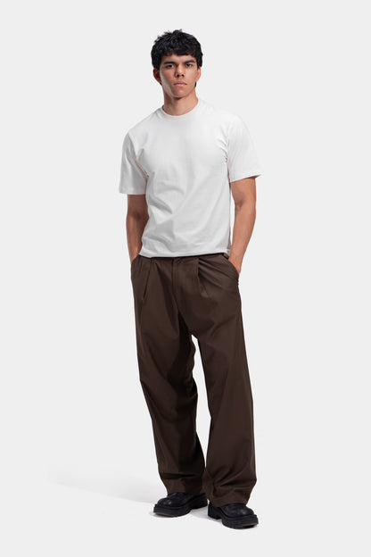 Tapered Waist Pleated Pants