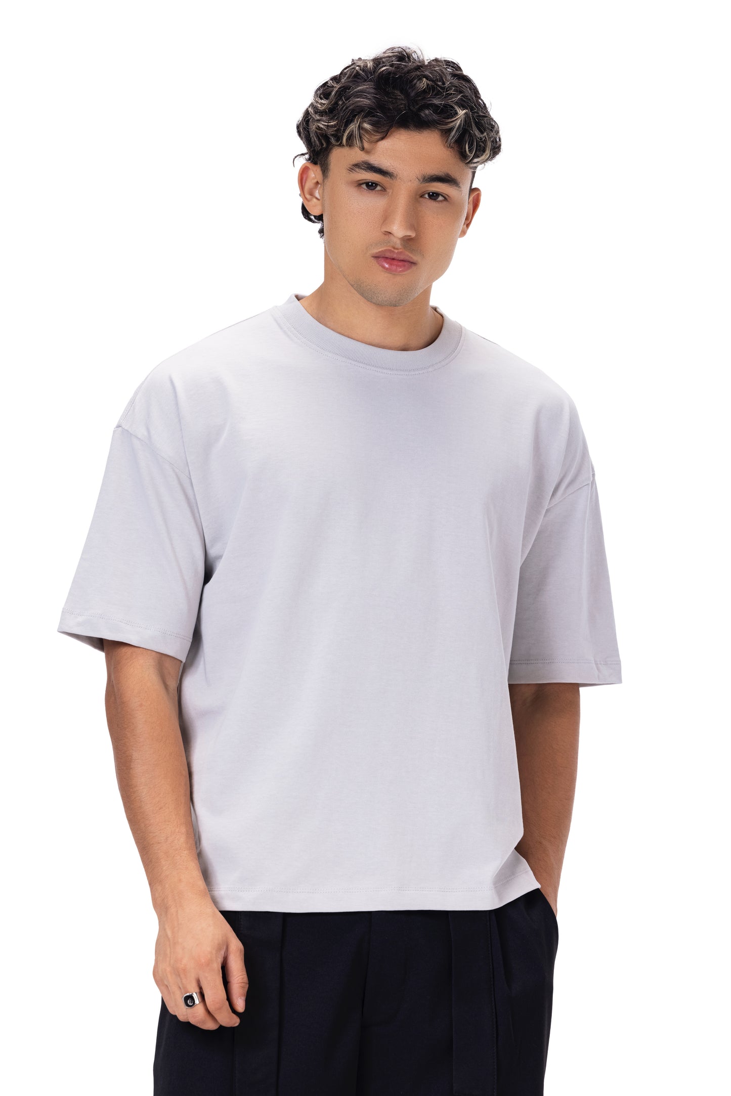 PLAIN BOXY T-SHIRT