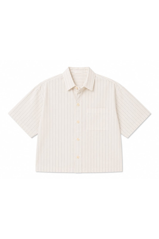 Striped Pajama Suit Shirt