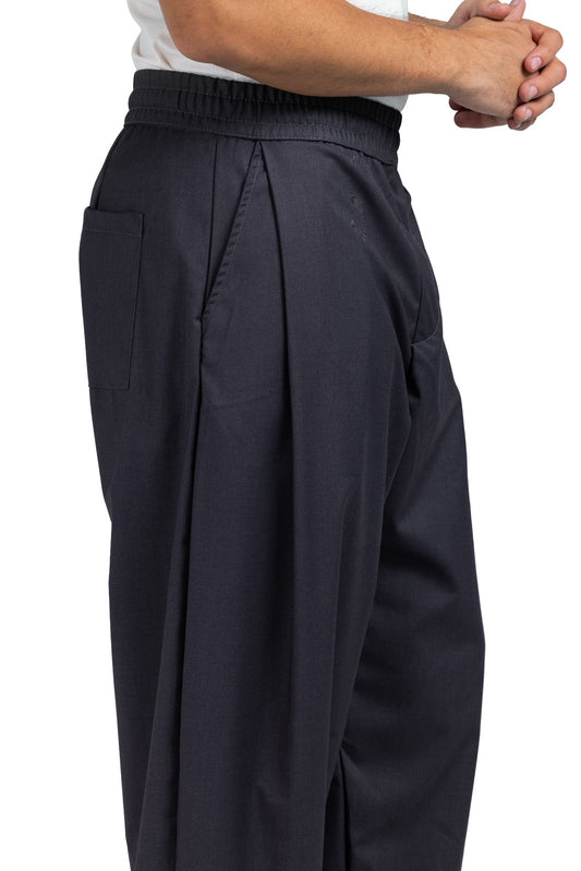 Wrapped Balloon Pants (Dark Grey)