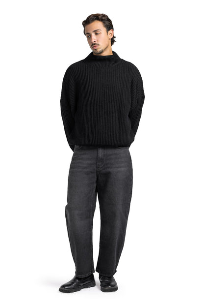 RIP KNIT TURTLENECK (Burgundy)
