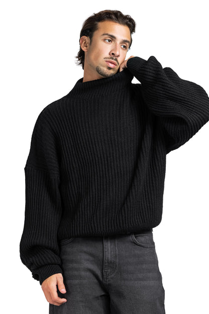RIP KNIT TURTLENECK (Burgundy)