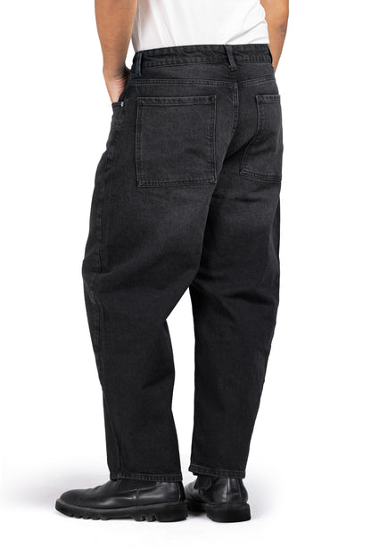 Tapered Baggy Denim (Blue)