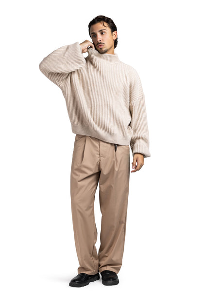 RIP KNIT TURTLENECK (Burgundy)