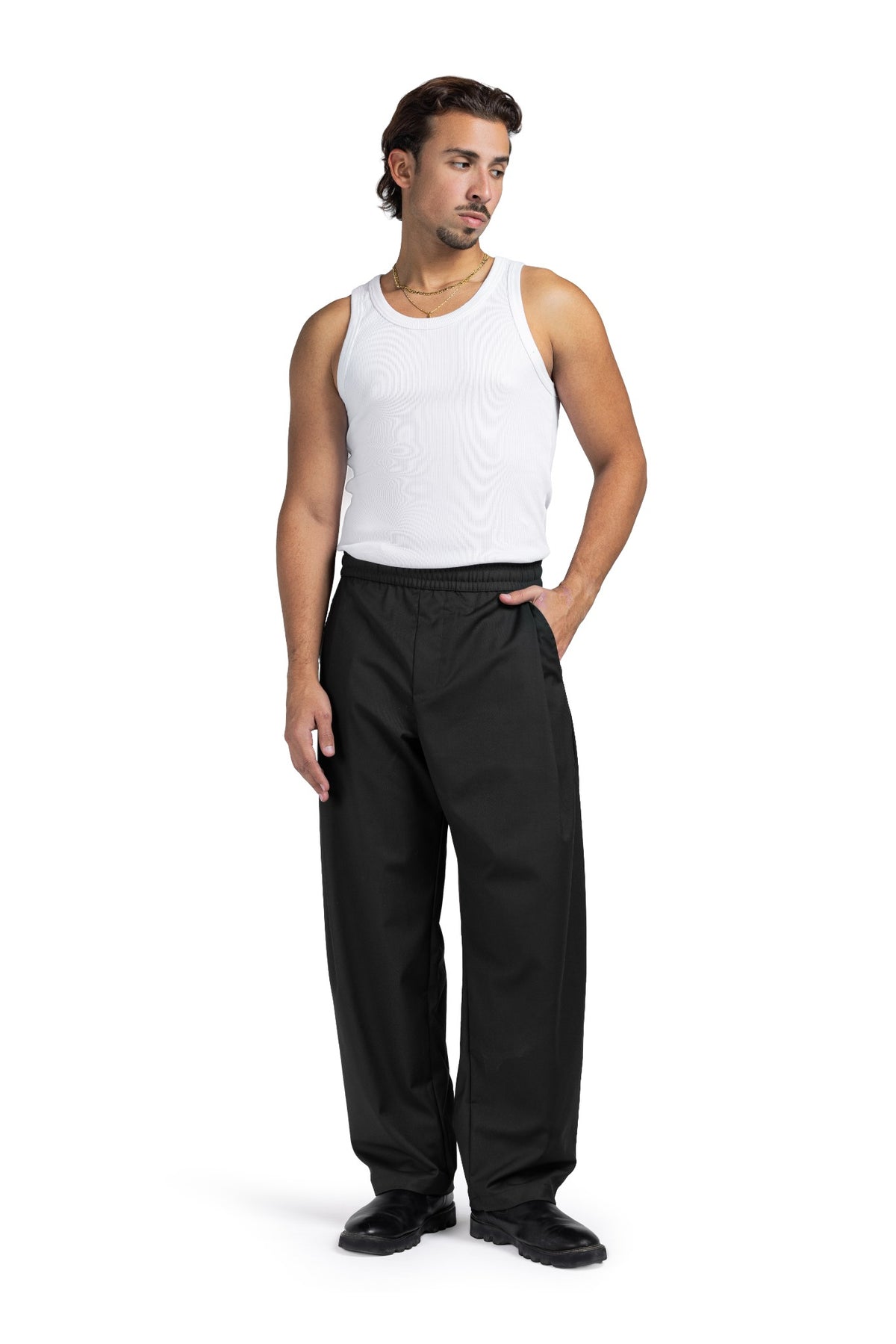 Wrapped Balloon Pants (Dark Olive)