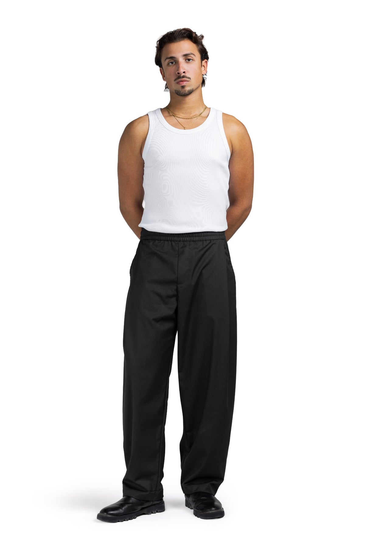 Wrapped Balloon Pants (Dark Olive)