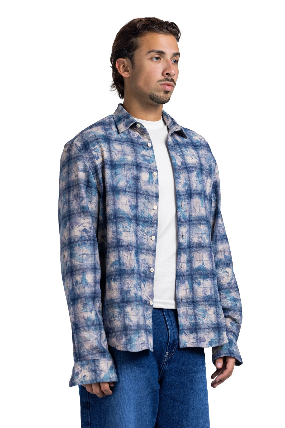 CHECKED SHIRT (Light Blue)