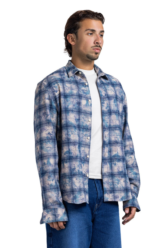 CHECKED SHIRT (Light Blue)