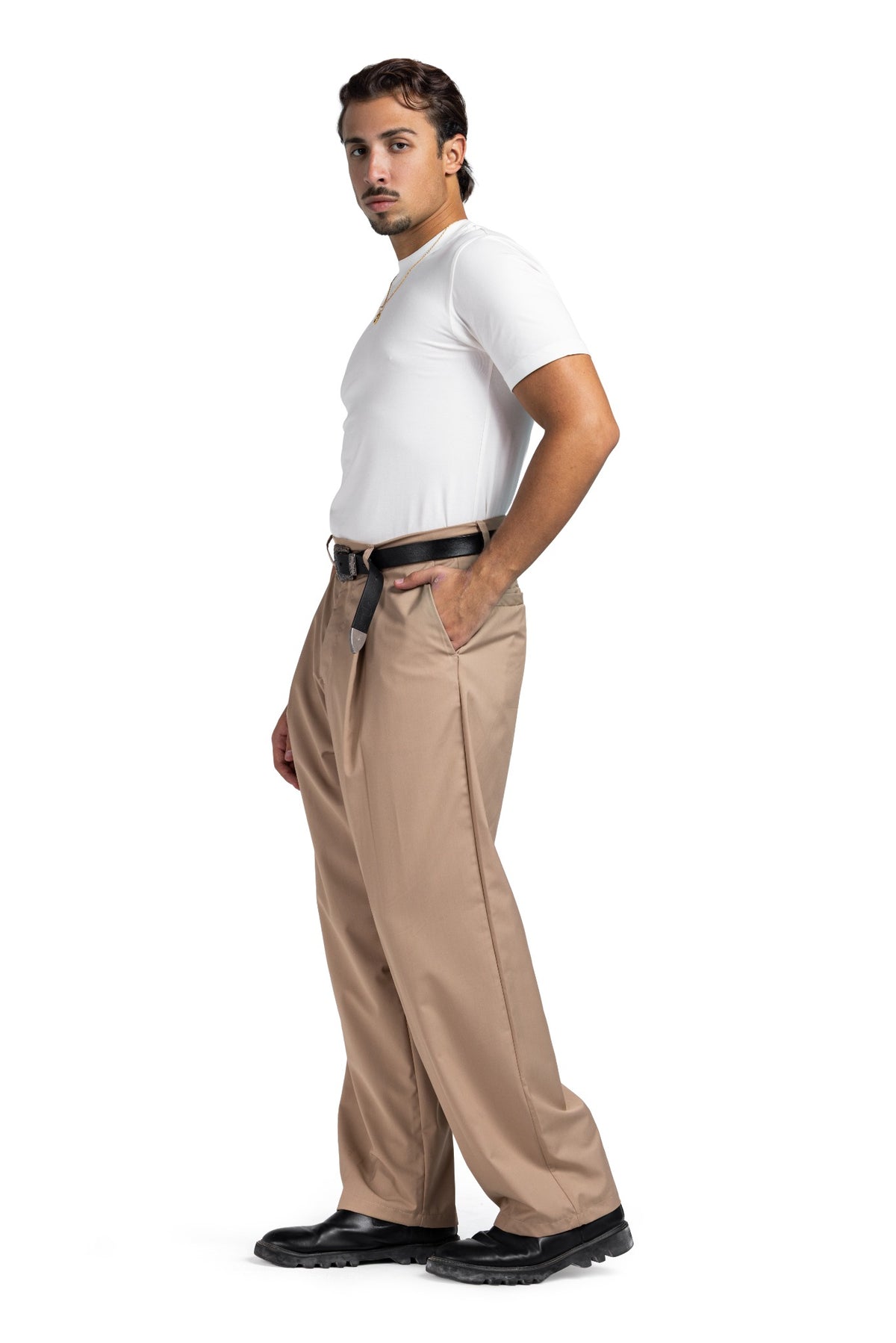 Pleated Tailored (Dark Grey)