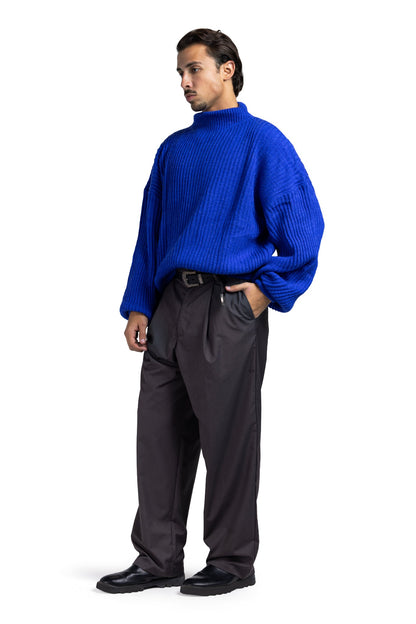 RIP KNIT TURTLENECK (Burgundy)
