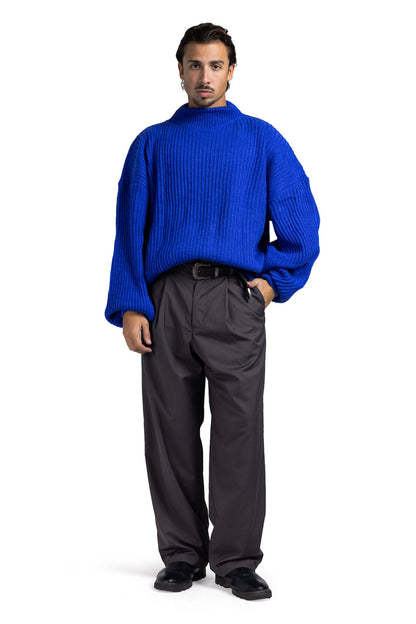 RIP KNIT TURTLENECK (Burgundy)