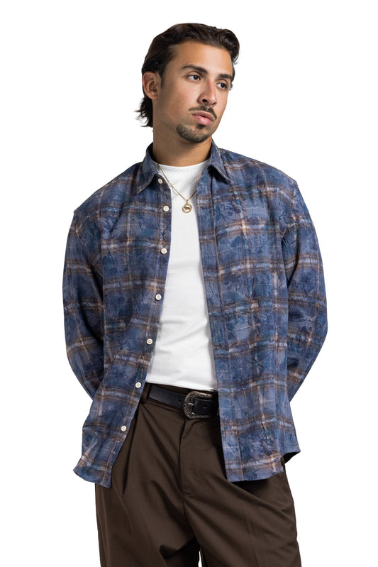CHECKED SHIRT (Blue)