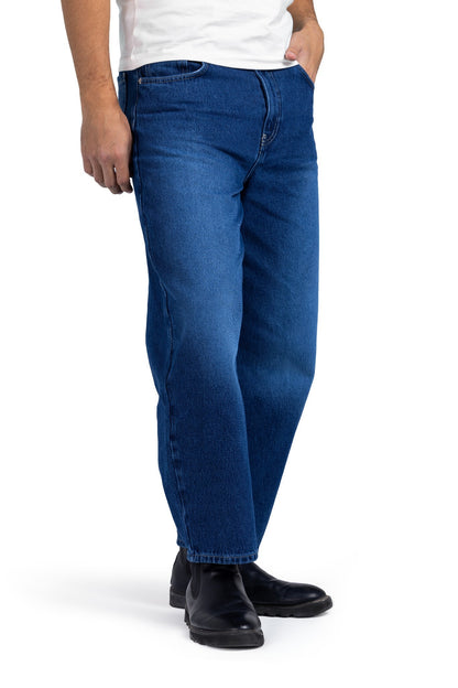 Tapered Baggy Denim (Blue)