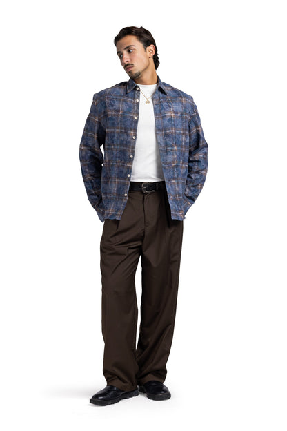 CHECKED SHIRT (Light Blue)