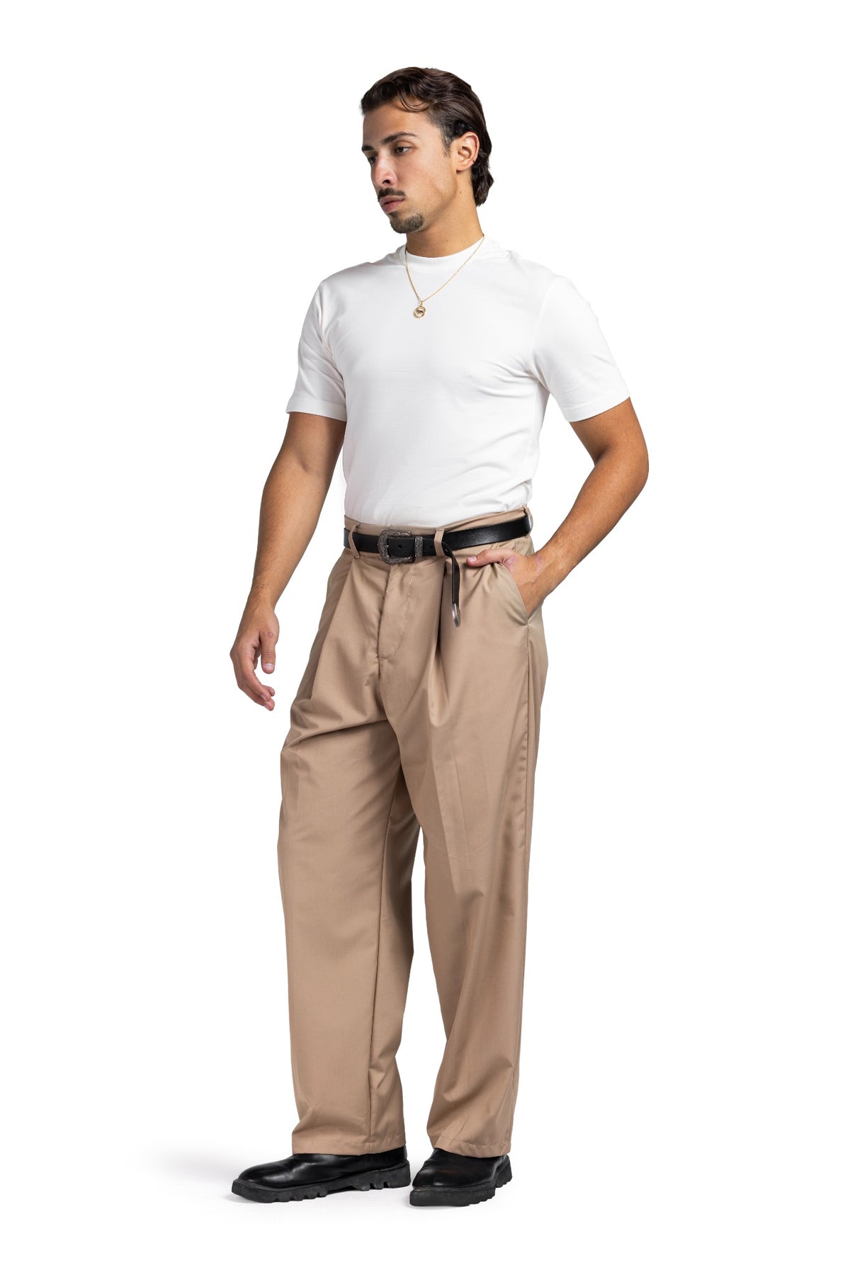 Pleated Tailored (Dark Grey)