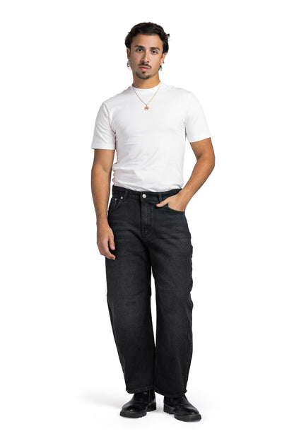 Tapered Baggy Denim (Blue)