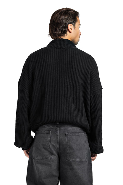 RIP KNIT TURTLENECK (Burgundy)